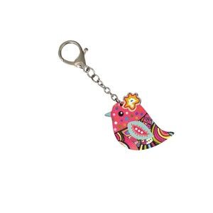 Acrylic Cute Little Pink Bird Key Chain #22102